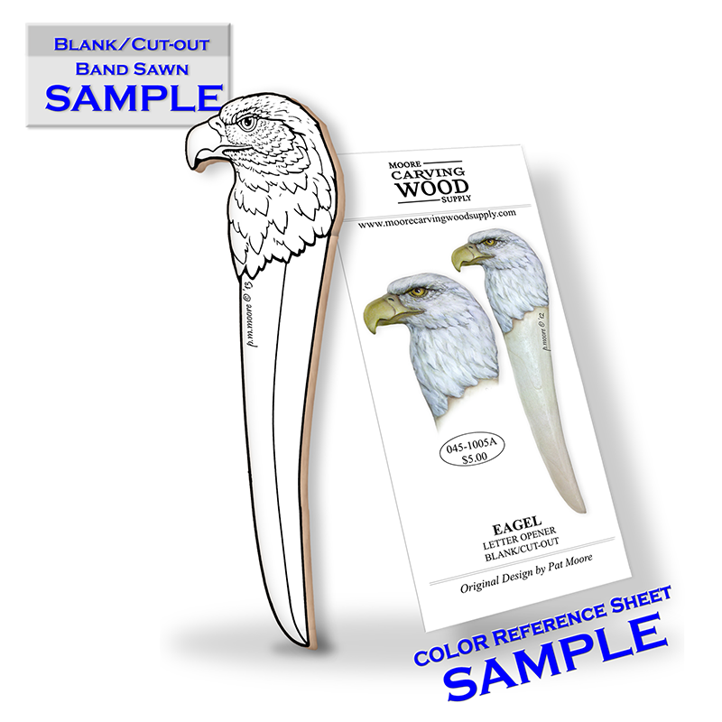 SANTA HAPPY Letter Opener Basswood Blank/Cutout (1005F)