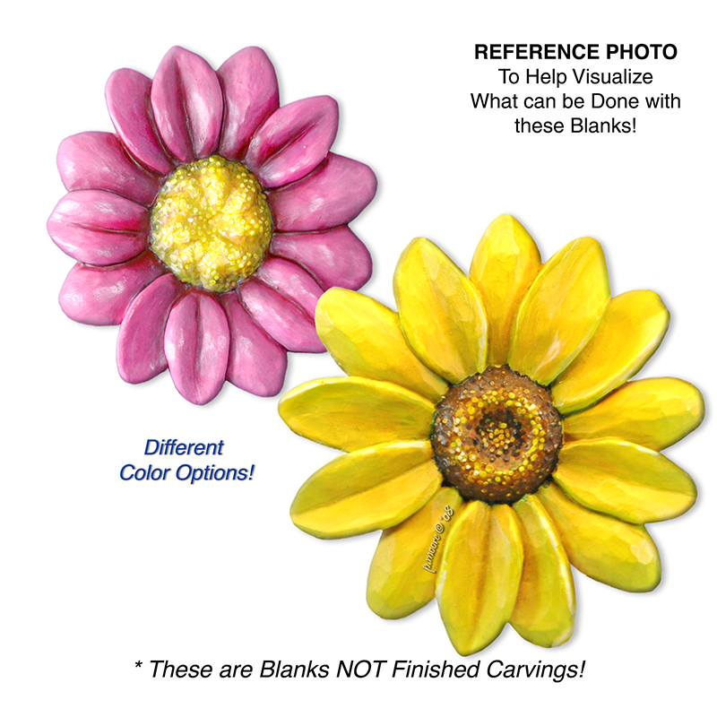 (1-J) DAISY Ornament Basswood Blank/Cutout