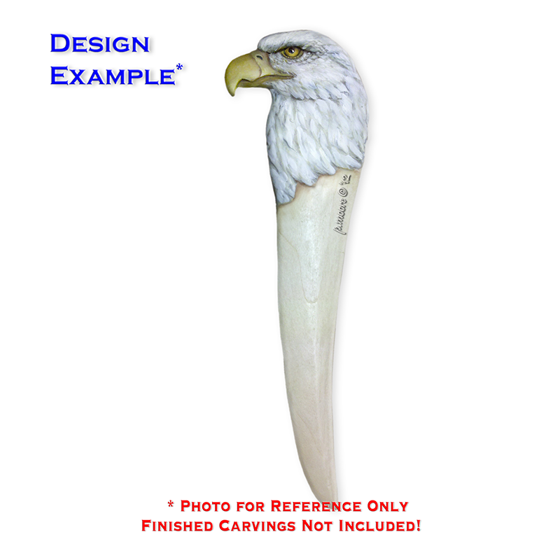 EAGLE Letter Opener Basswood Blank/Cutout (1005A)