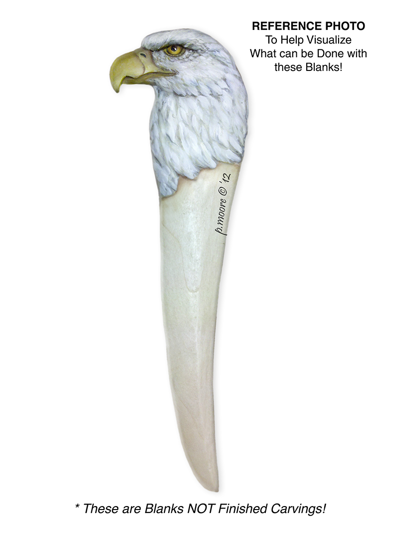 EAGLE Letter Opener Basswood Blank/Cutout (1005A)