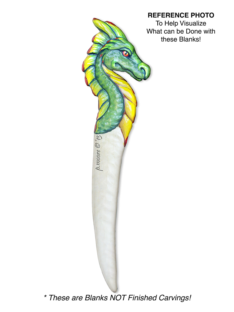 DRAGON Letter Opener Basswood Blank/Cutout (1005N)