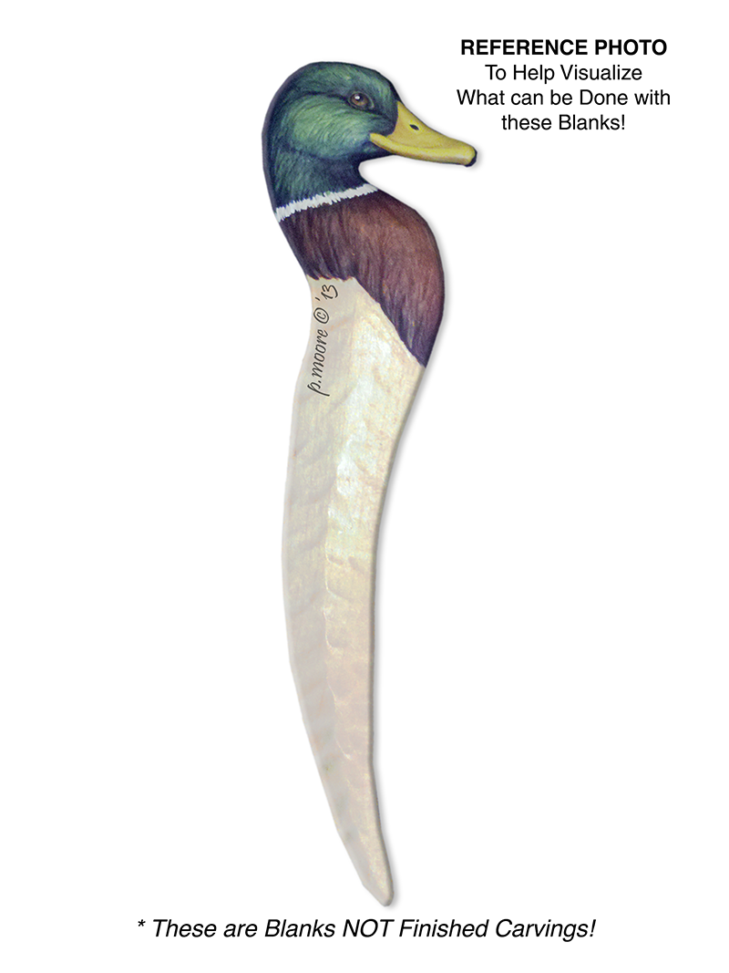 MALLARD Letter Opener Basswood Blank/Cutout (1005O)