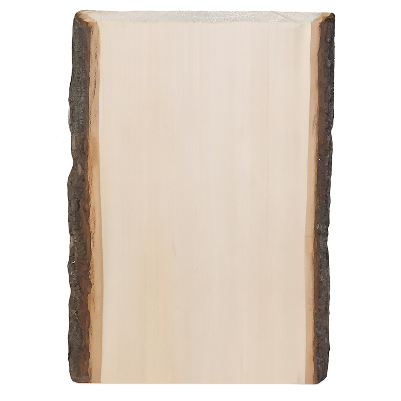LIVE EDGE BASSWOOD BARK BOARD - (L)