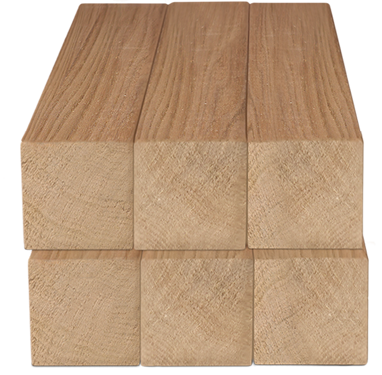 BUTTERNUT BLOCK - Carving Wood 3” x 3” x 12” (6pk)