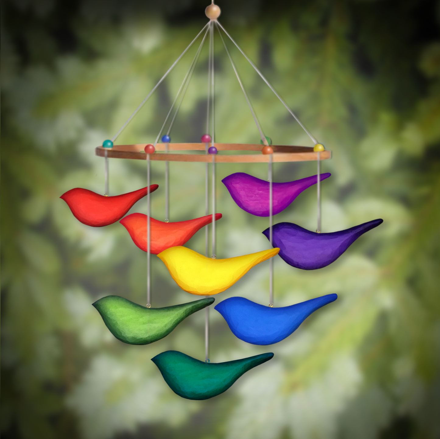 (3-Zz2) BIRD COMFORT Ornament Basswood Blank/Cutout