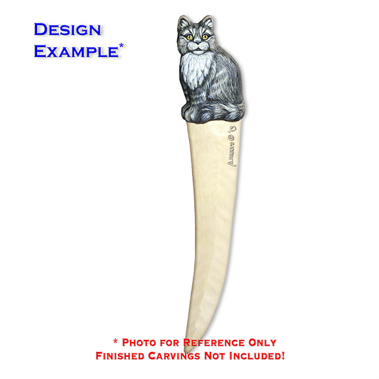 CAT Letter Opener Basswood Blank/Cutout (1005C)
