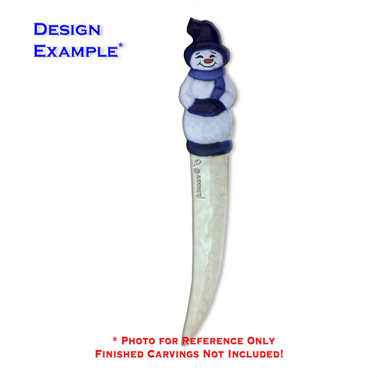 SNOWMAN Letter Opener Basswood Blank/Cutout (1005K)
