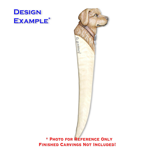 LAB SIDE Letter Opener Basswood Blank/Cutout (1005M)