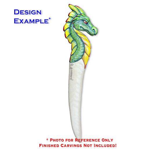 DRAGON Letter Opener Basswood Blank/Cutout (1005N)