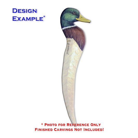 MALLARD Letter Opener Basswood Blank/Cutout (1005O)