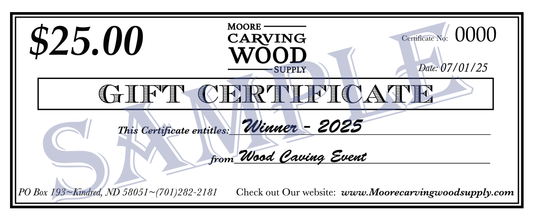 GIFT CERTIFICATES - $25, $50, $75, $100