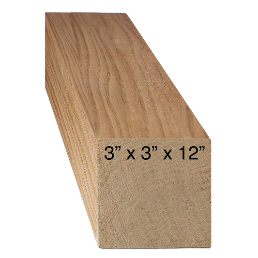 BUTTERNUT BLOCK - Carving Wood 3” x 3” x 12” (each)