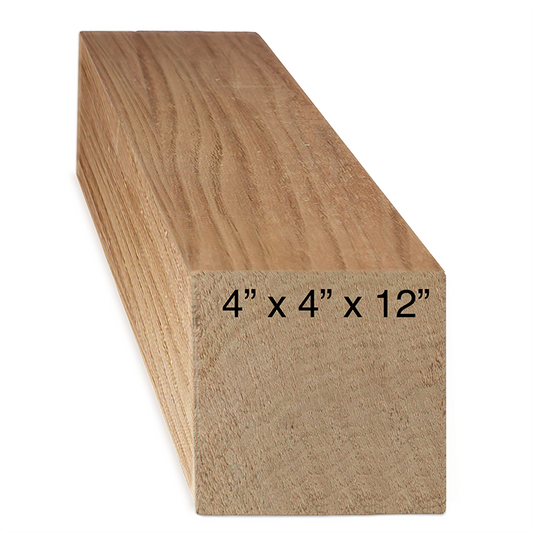 BUTTERNUT BLOCK - Carving Wood 4” x 4” x 12” (each)